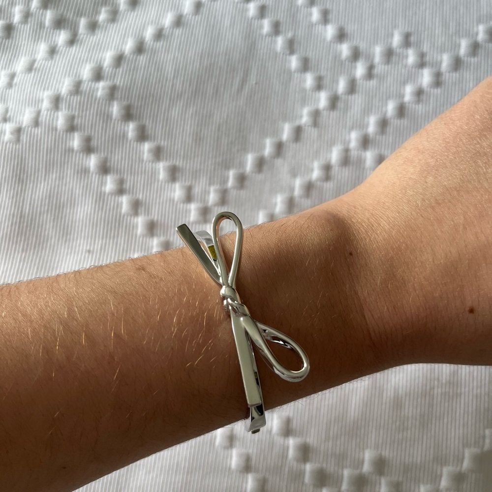 Kate Spade Silver Bow Bracelet